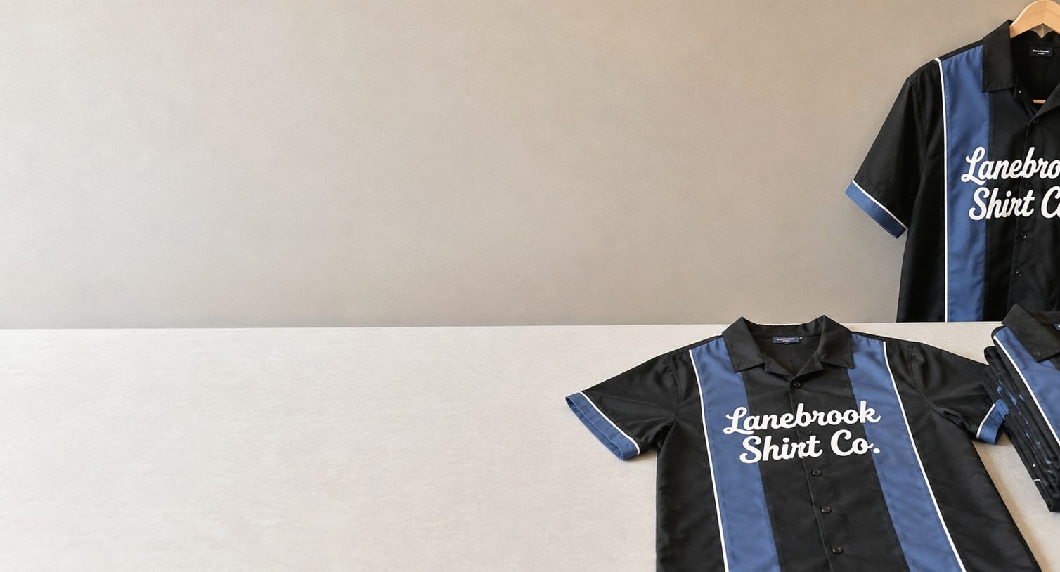 Custom printed bowling shirts with logo