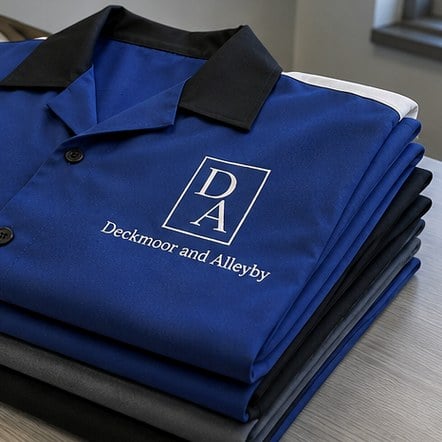 Customized bowling shirts for corporate and charity leagues
