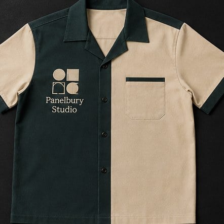 Promotional custom bowling shirts with company logo